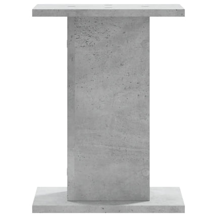 plantestativer 2 stk. 30x30x40 cm konstrueret træ betongrå