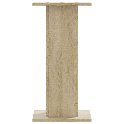 plantestativer 2 stk. 30x30x60 cm konstrueret træ sonoma-eg
