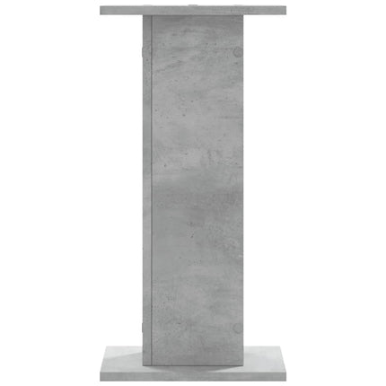 plantestativer 2 stk. 30x30x60 cm konstrueret træ betongrå