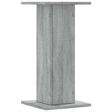 plantestativer 2 stk. 30x30x60 cm konstrueret træ grå sonoma-eg