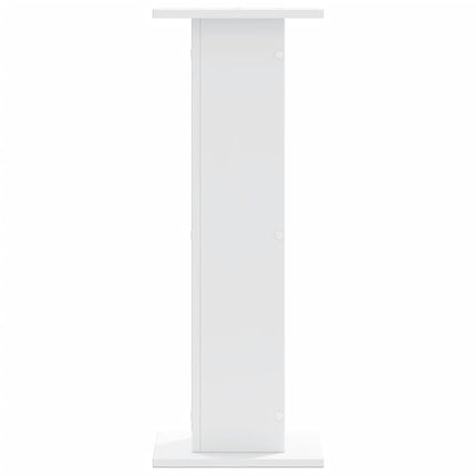 plantestativer 2 stk. 30x30x80 cm konstrueret træ hvid