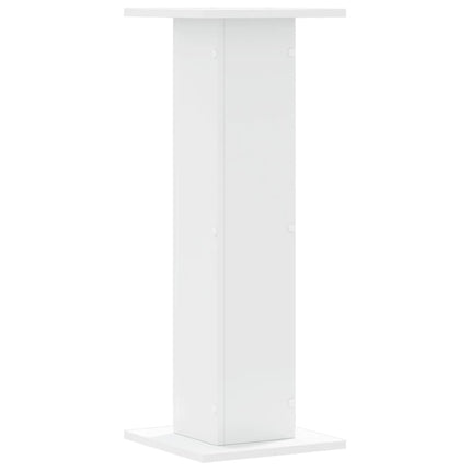 plantestativer 2 stk. 30x30x80 cm konstrueret træ hvid