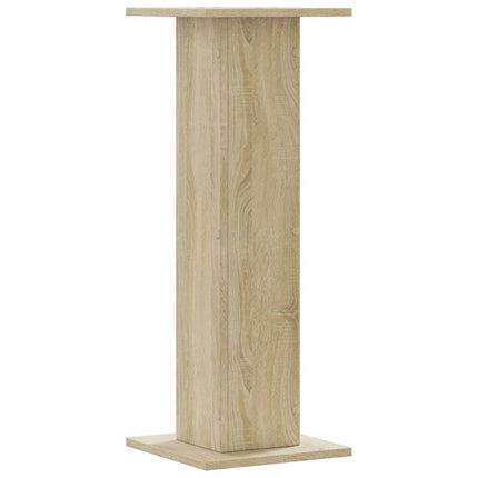 plantestativer 2 stk. 30x30x80 cm konstrueret træ sonoma-eg