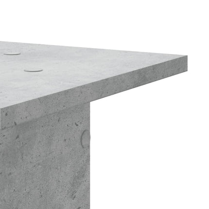 plantestativer 2 stk. 30x30x80 cm konstrueret træ betongrå