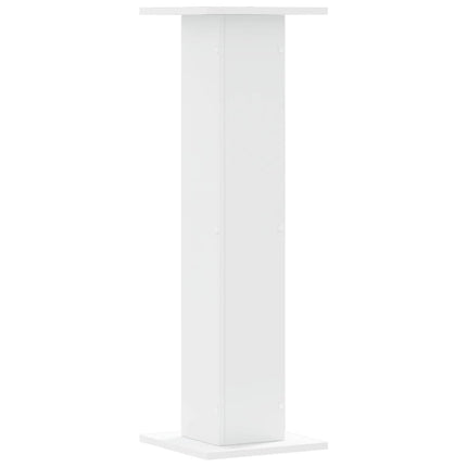 plantestativer 2 stk. 30x30x95 cm konstrueret træ hvid