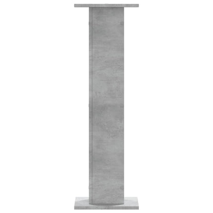 plantestativer 2 stk. 30x30x95 cm konstrueret træ betongrå