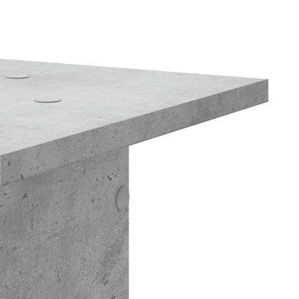 plantestativer 2 stk. 30x30x95 cm konstrueret træ betongrå