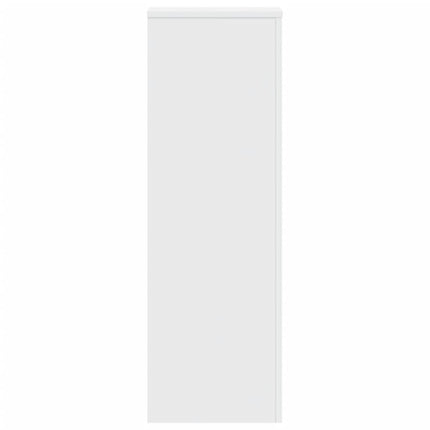 plantestativer 2 stk. 33x33x100 cm konstrueret træ hvid