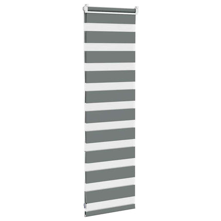 zebragardin mørkegrå 50x100 cm stofbredde 45,9 cm polyester