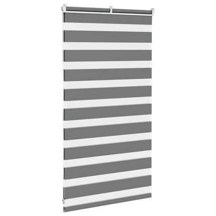 zebragardin mørkegrå 70x100 cm stofbredde 65,9 cm polyester