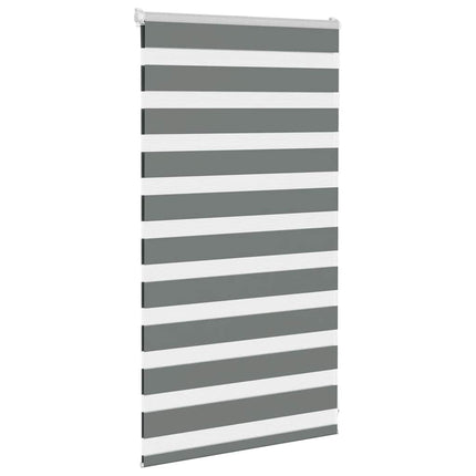 zebragardin mørkegrå 80x100 cm stofbredde 75,9 cm polyester