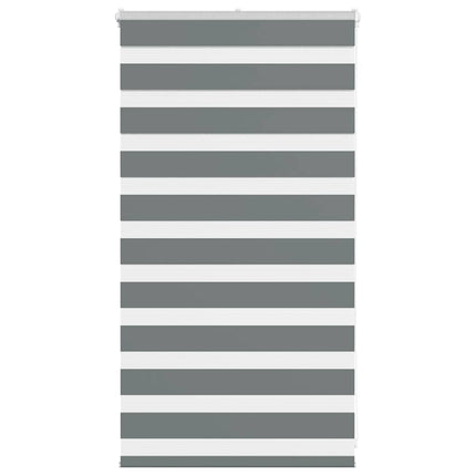 zebragardin mørkegrå 90x100 cm stofbredde 85,9 cm polyester