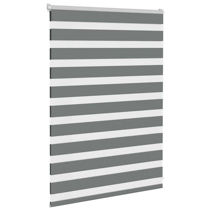 zebragardin mørkegrå 100x100 cm stofbredde 95,9 cm polyester
