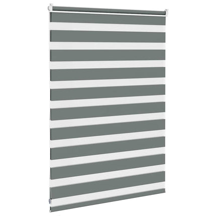 zebragardin mørkegrå 100x100 cm stofbredde 95,9 cm polyester
