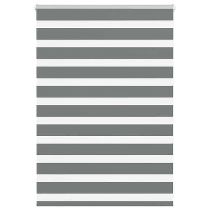 zebragardin mørkegrå 105x100 cm stofbredde 100,9 cm polyester