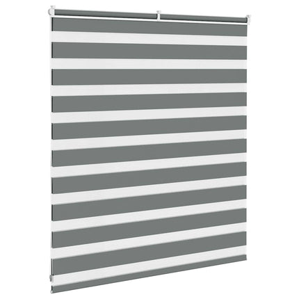 zebragardin mørkegrå 125x100 cm stofbredde 120,9 cm polyester