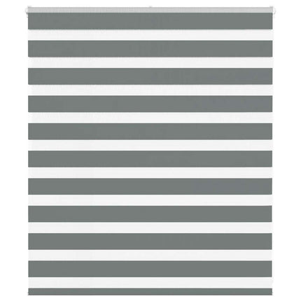 zebragardin mørkegrå 130x100 cm stofbredde 125,9 cm polyester