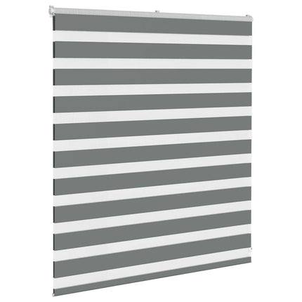 zebragardin mørkegrå 135x100 cm stofbredde 130,9 cm polyester
