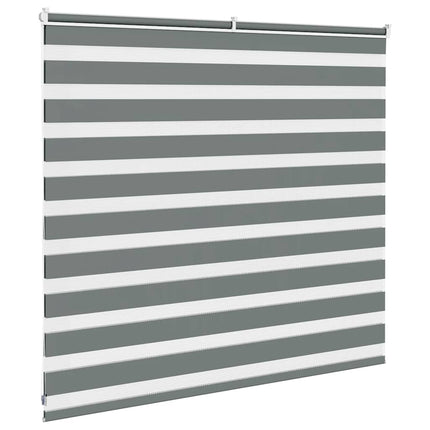 zebragardin mørkegrå 155x100 cm stofbredde 150,9 cm polyester