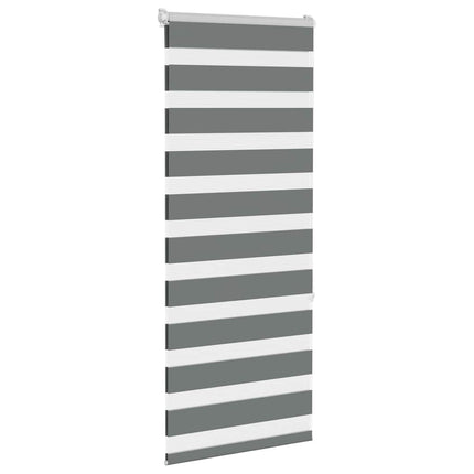 zebragardin mørkegrå 60x150 cm stofbredde 55,9 cm polyester
