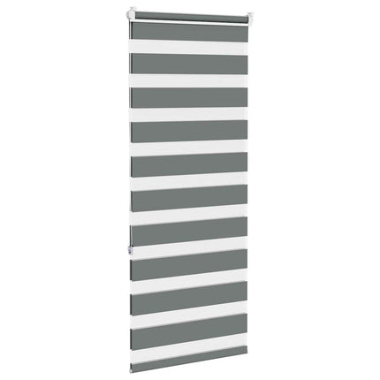 zebragardin mørkegrå 60x150 cm stofbredde 55,9 cm polyester