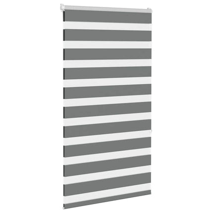 zebragardin mørkegrå 70x150 cm stofbredde 65,9 cm polyester