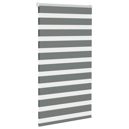 zebragardin mørkegrå 85x150 cm stofbredde 80,9 cm polyester