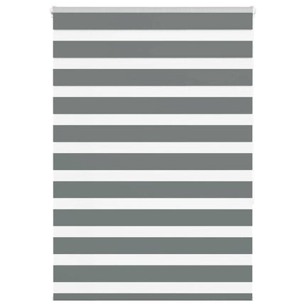 zebragardin mørkegrå 95x150 cm stofbredde 90,9 cm polyester