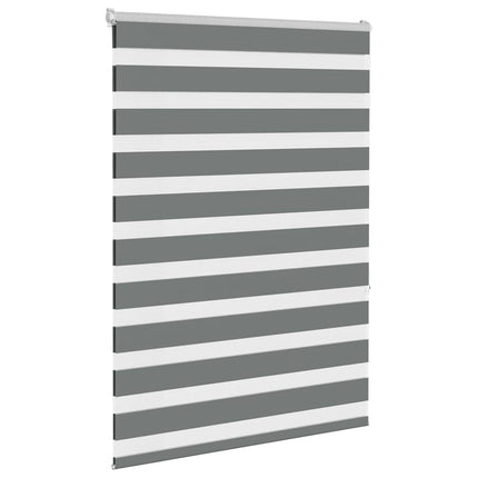 zebragardin mørkegrå 100x150 cm stofbredde 95,9 cm polyester