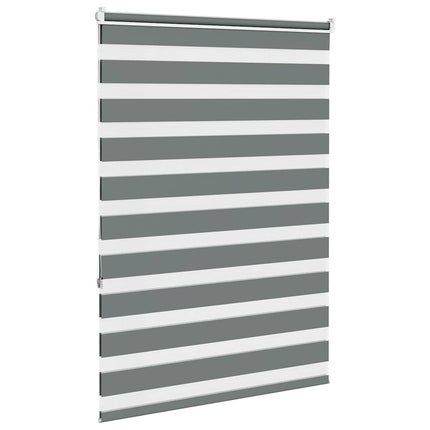 zebragardin mørkegrå 115x150 cm stofbredde 110,9 cm polyester