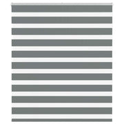 zebragardin mørkegrå 125x150 cm stofbredde 120,9 cm polyester