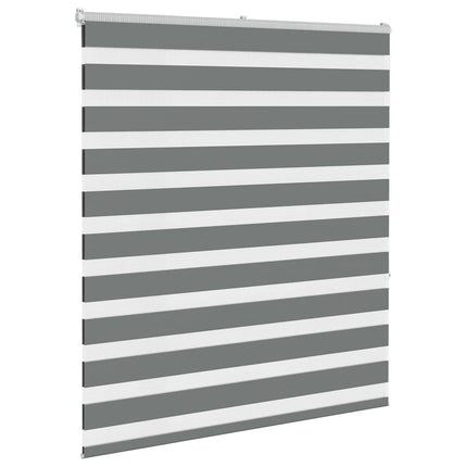 zebragardin mørkegrå 125x150 cm stofbredde 120,9 cm polyester