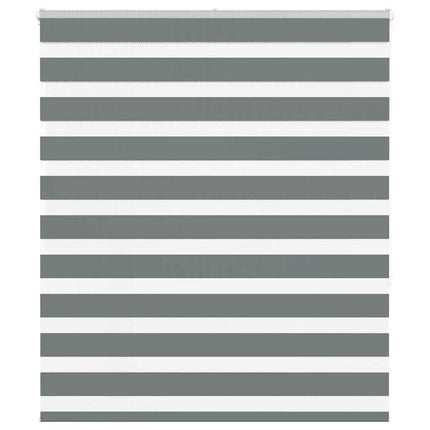 zebragardin mørkegrå 135x150 cm stofbredde 130,9 cm polyester