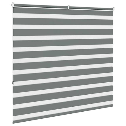 zebragardin mørkegrå 155x150 cm stofbredde 150,9 cm polyester