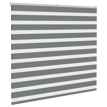 zebragardin mørkegrå 165x150 cm stofbredde 160,9 cm polyester