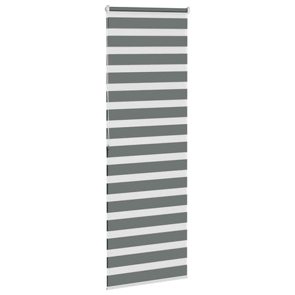 zebragardin mørkegrå 75x200 cm stofbredde 70,9 cm polyester