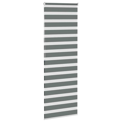 zebragardin mørkegrå 80x200 cm stofbredde 75,9 cm polyester