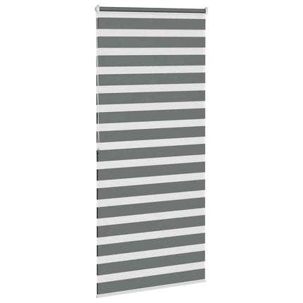 zebragardin mørkegrå 105x200 cm stofbredde 100,9 cm polyester