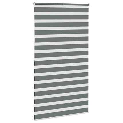 zebragardin mørkegrå 130x200 cm stofbredde 125,9 cm polyester