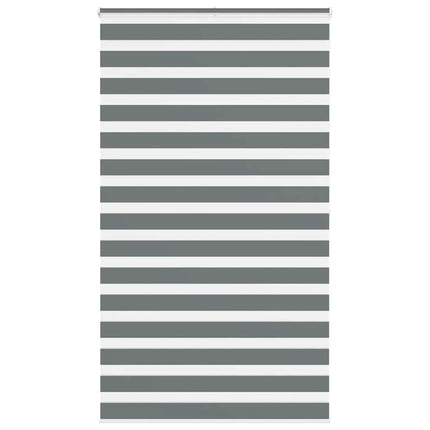 zebragardin mørkegrå 135x200 cm stofbredde 130,9 cm polyester