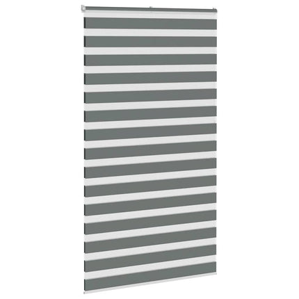 zebragardin mørkegrå 135x200 cm stofbredde 130,9 cm polyester