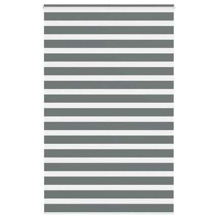 zebragardin mørkegrå 140x200 cm stofbredde 135,9 cm polyester