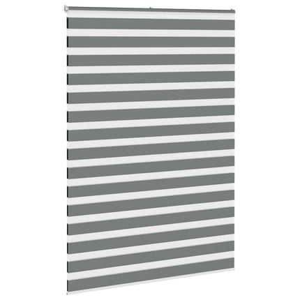 zebragardin mørkegrå 165x200 cm stofbredde 160,9 cm polyester