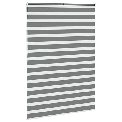 zebragardin mørkegrå 165x200 cm stofbredde 160,9 cm polyester