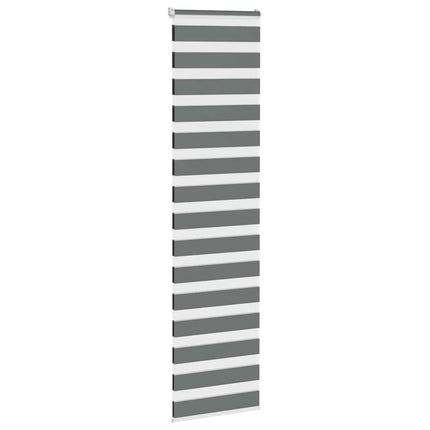zebragardin mørkegrå 60x230 cm stofbredde 55,9 cm polyester