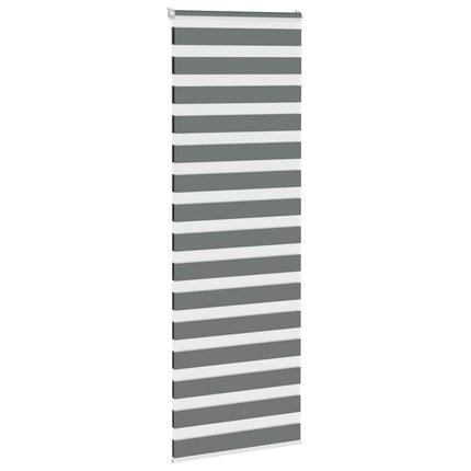 zebragardin mørkegrå 75x230 cm stofbredde 70,9 cm polyester
