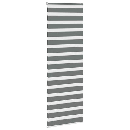 zebragardin mørkegrå 85x230 cm stofbredde 80,9 cm polyester