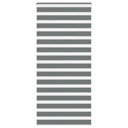 zebragardin mørkegrå 105x230 cm stofbredde 100,9 cm polyester