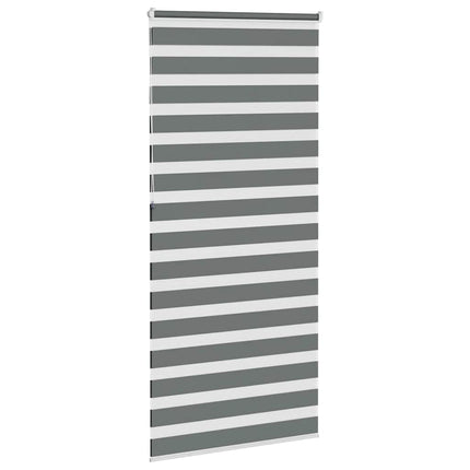 zebragardin mørkegrå 105x230 cm stofbredde 100,9 cm polyester