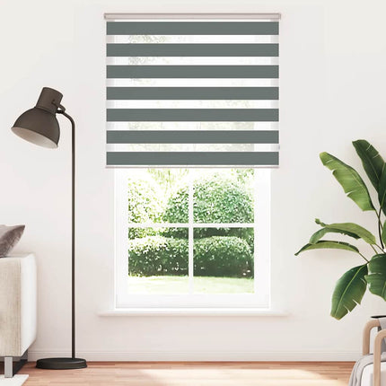 zebragardin mørkegrå 130x230 cm stofbredde 125,9 cm polyester